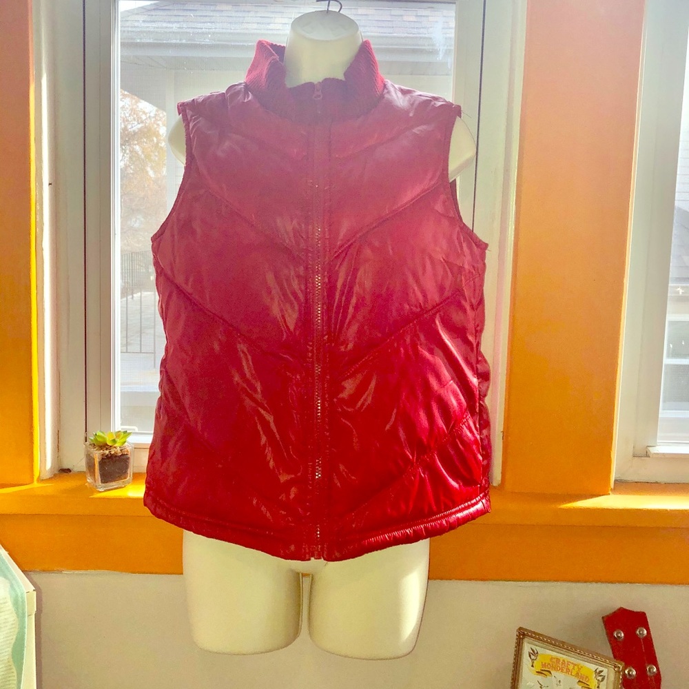 Red Old Navy padded Vest